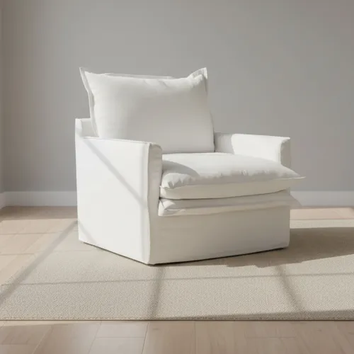 Butaca Tela-premium Blanco Alaska en Blanco - Sillones y sofás, Uruguay | Divino