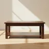 Mesa Ratona Central Pino Marron Agata Nogal en Marrón - Mesas de living, Uruguay | Divino, vista 1 de 3