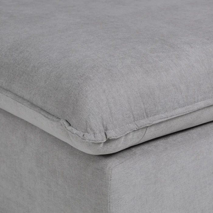 Rinconera Atualitta - Tela Microfibra - Chaise Derecho - TC1009 (Plata) en Gris, Uruguay | NYR, vista 3