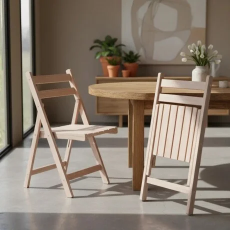 Silla Plegable Madera Eucaliptus en Madera natural - Sillas, Uruguay | La Cueva Muebles, vista 9