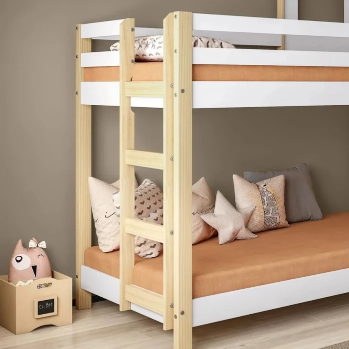 Cucheta Cama Casita Infantil - Blanco en Blanco - Dormitorio, Uruguay | Ecowood, vista 4