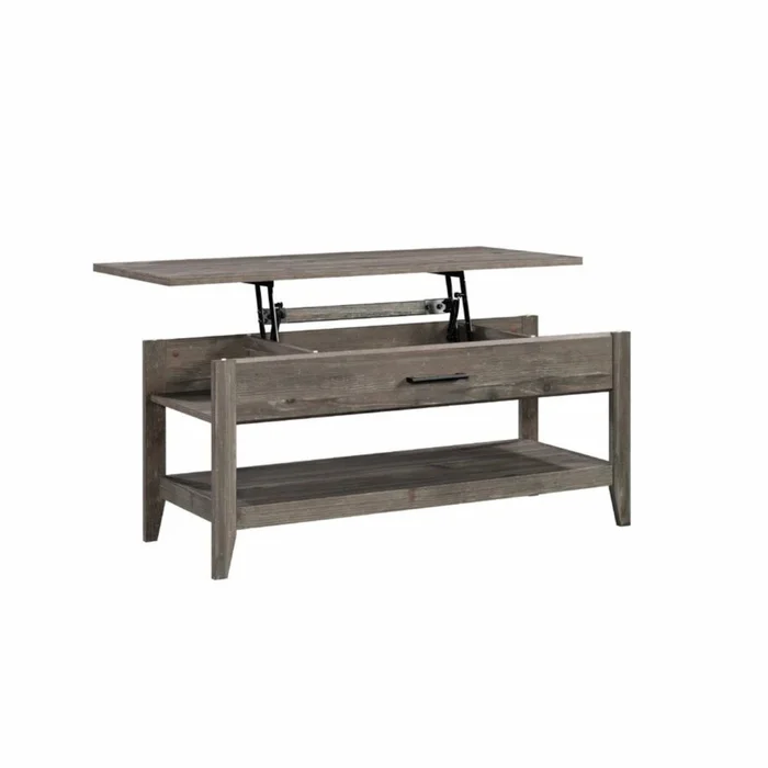 Mesa Ratona Articulada - Sauder - Linea Summit Station - Marrón en Marrón - Mesas de living, Uruguay | Ecowood, vista 2