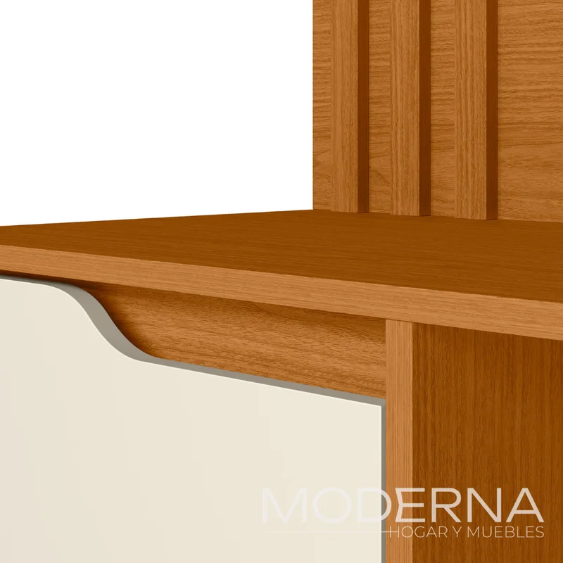 Escritorio panel - Moderna Hogar en Madera natural - Escritorios, Uruguay | Moderna Hogar, vista 4