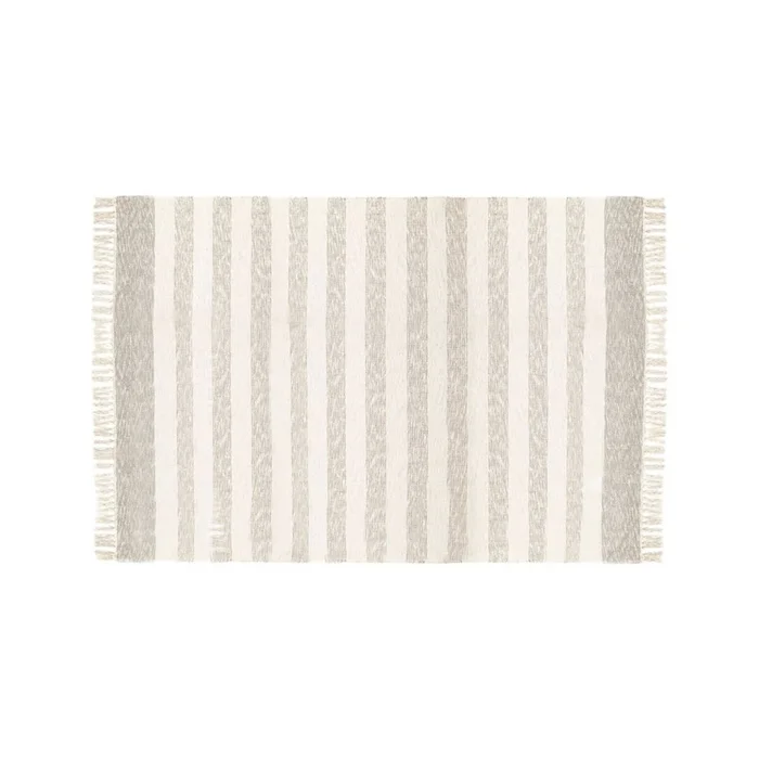 ALFOMBRA CON FLECOS AZUL/GRIS 122x178CM - Alfombras, Uruguay | Decohogar