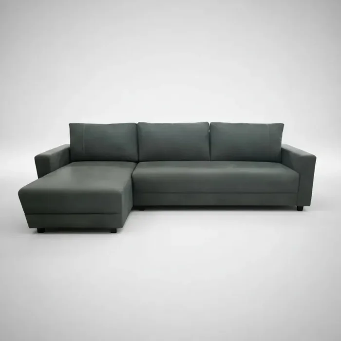 Sofá 3 Cuerpos + Chaise derecho - Tela Pet friendly gris en Gris - Sillones y sofás, Uruguay | Champagne Home, vista 2