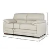 Sofá Oxford - Cuero Básico - 2 cuerpos - Arena - (Preventa) en Beige - Sillones y sofás, Uruguay | NYR, vista 4 de 4