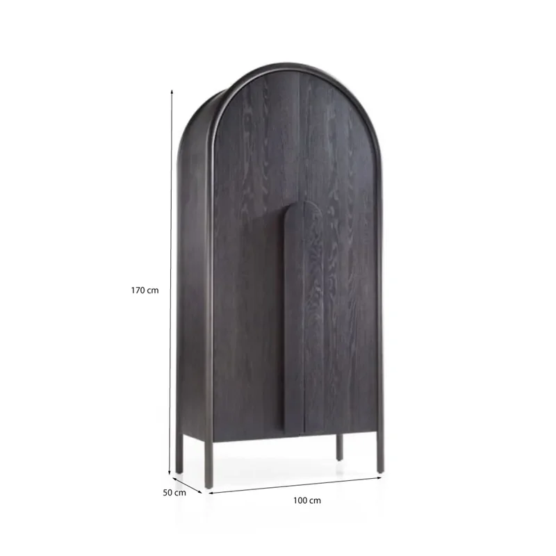 Armario Copenhague - Negro en Negro, Uruguay | Walnut, vista 3