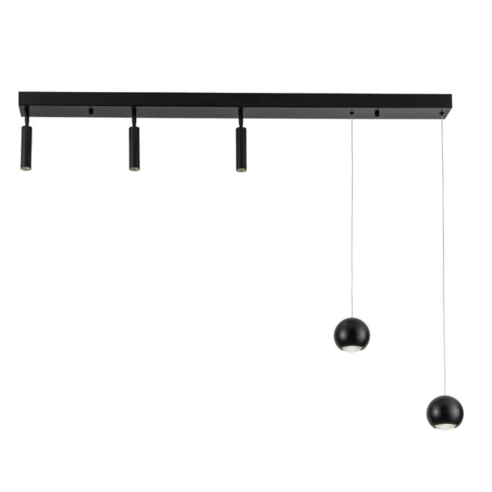 Aplique Colgante led con 3 spot direccionables 25W en Negro - Lámparas colgantes, Uruguay | Iluminica, vista 2