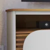 Rack Tv 2 Puertas Varios Estantes Y Ruedas Hasta 65 Pulgadas en Off-white - Escritorios y sillas de escritorio, Uruguay | Soy Hogar, vista 6 de 8