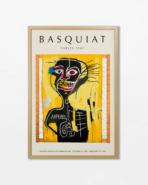 Basquiat - Cabeza, 1982 en Multicolor - Láminas, Uruguay | La Cuadrería