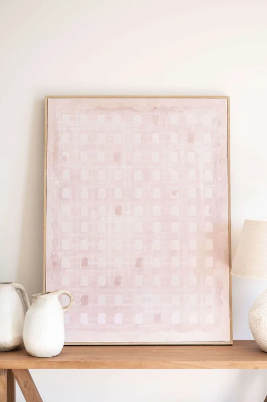 CUADRO PAZ - 1.00 X 0.75 MTS en Rosa - Decoración de pared, Uruguay | La Iberica, vista 4