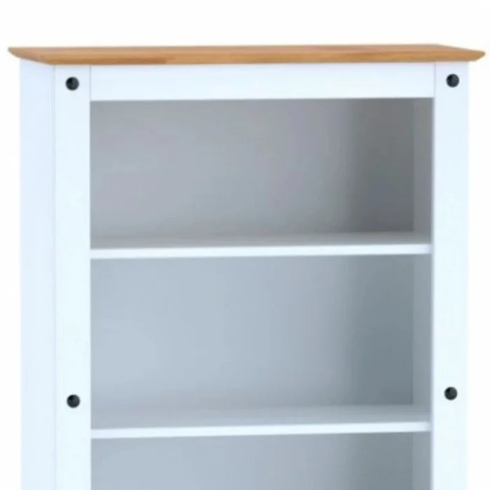Biblioteca - 5 Estantes - Blanco en Blanco - Bibliotecas, Uruguay | Ecowood, vista 4