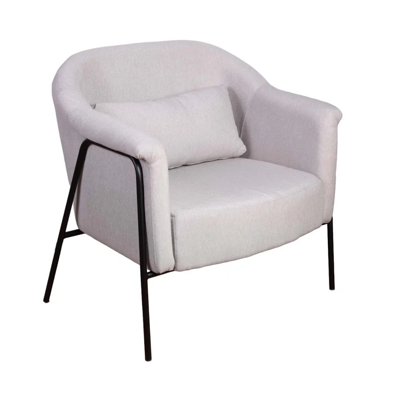 Butaca Tela-y-metal Natural-beige Lyon Natural en Madera natural - Sillones y sofás, Uruguay | Divino, vista 7