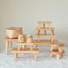 Candelabros de madera peque – Set x2 - Velas y Portavelas, Uruguay | Dreams On Time, vista 18 de 52