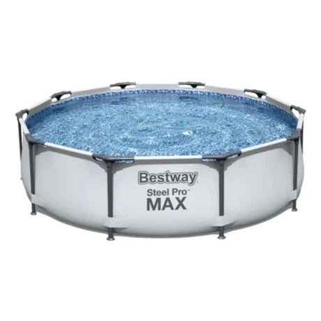 Piscina Estructural Bestway Steel Pro Max 305x76cm 4678L en Gris - Muebles para el exterior, Uruguay | La Cueva Muebles, vista 10