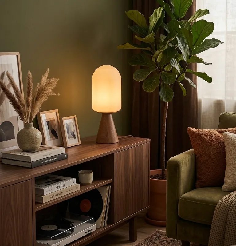 M251 - Madera en Madera natural - Lámparas de mesa, Uruguay | Unik