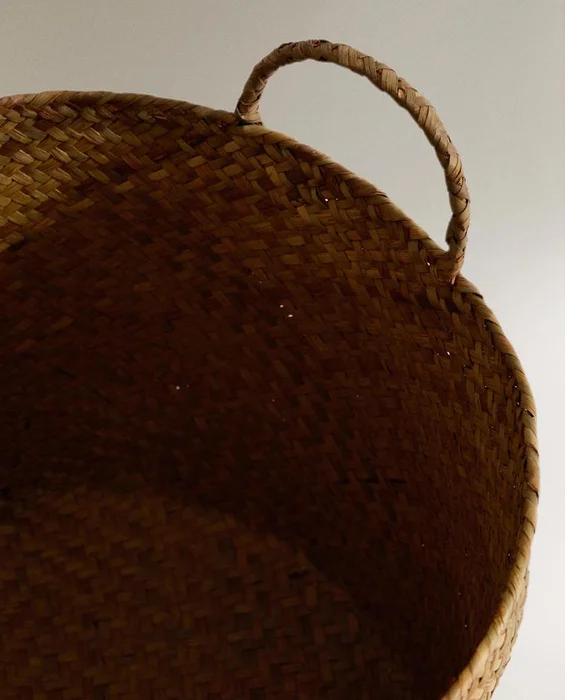 CESTA REDONDA ASA - Canastos, Uruguay | Zara Home, vista 4