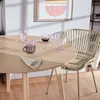 Mesa redonda Batilde madera maciza caucho con chapa de fresno Ø 120 cm en Madera natural - Mesas de comedor, Uruguay | Kavehome, vista 3 de 8