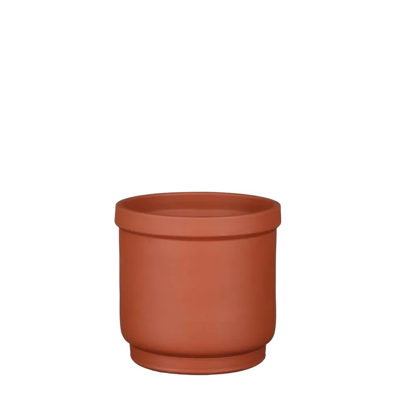 Maceta Riva Ceramica Naranja 1114642 en Rojo - Jarrones, Uruguay | Divino
