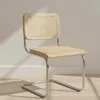 Silla Rattan-y-madera Natural-beige Bauhaus en Beige - Sillas, Uruguay | Divino, vista 1 de 7