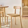 Silla Romane madera de haya acabado natural y chapa de fresno y ratán en Madera natural - Sillas, Uruguay | Kavehome, vista 2 de 10
