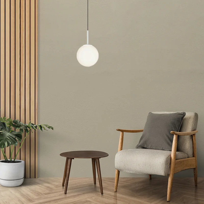 Lámpara Colgante Venancio 3 Blanco ø 35 cm en Blanco - Lámparas colgantes, Uruguay | Serlux, vista 4