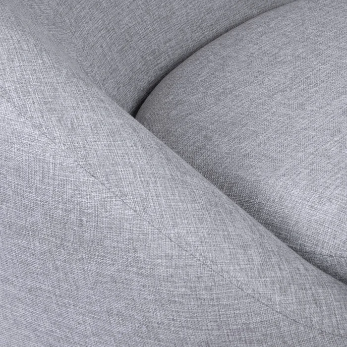 Butaca Giratoria Tela Gris Oslo en Gris - Sillones y sofás, Uruguay | Divino, vista 4