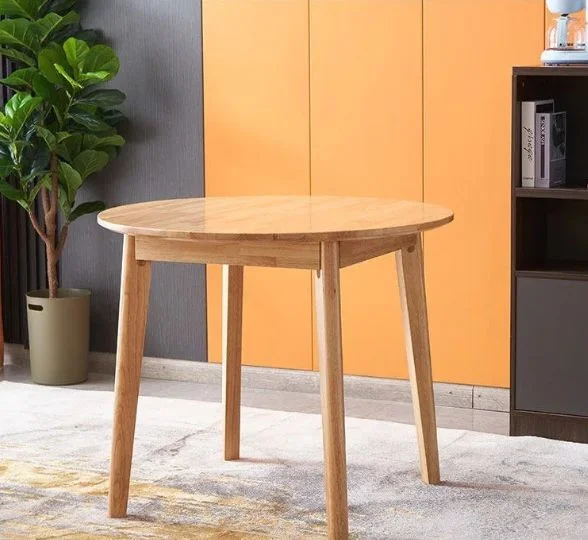 Mesa Boras Redonda en Madera natural - Mesas de comedor, Uruguay | Seppia