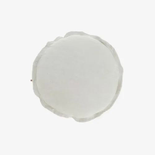 Almohadón Maelina blanco Ø 45 cm en Blanco - Textiles, Uruguay | Kavehome
