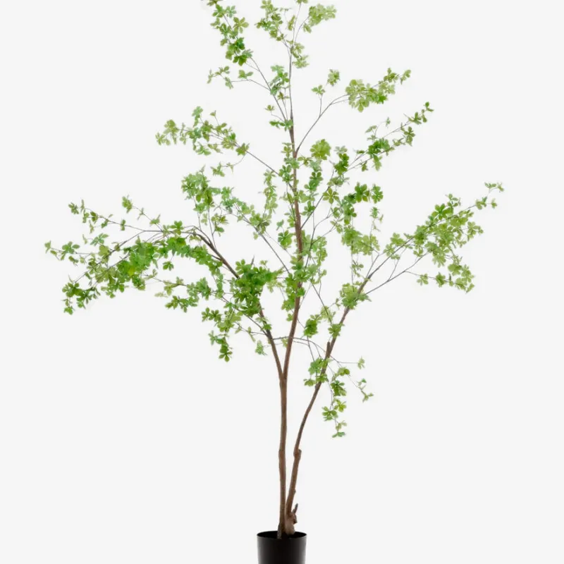 Árbol artificial Enkianthus con maceta negro 214 cm en Madera natural - Muebles para el exterior, Uruguay | Kavehome