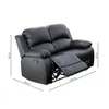 Sillon Reclinable 2 Cuerpos Recliner Lcm en Negro - Sillones y sofás, Uruguay | La Cueva Muebles, vista 3 de 4