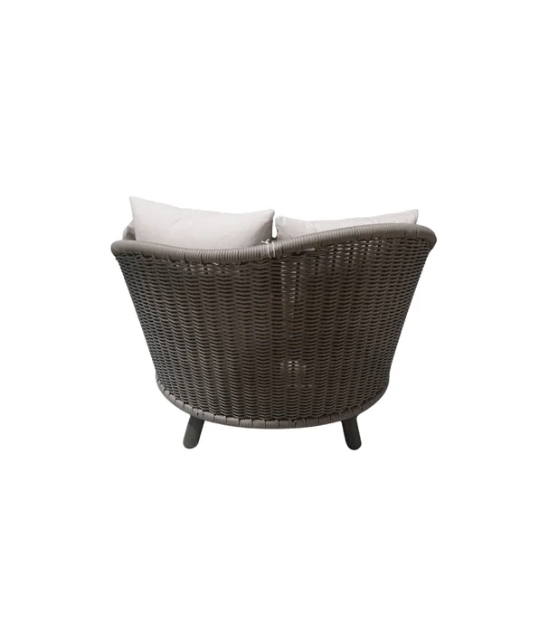 BUTACA MENORCA INDIVIDUAL OUTDOOR CON ALMOHADON en Gris - Muebles para el exterior, Uruguay | Más Infinito Casa, vista 3