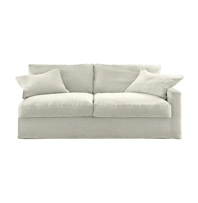 SOFA BISC BATARD NEWLIN BLANCO - Sillones y sofás, Uruguay | Masinfinito Casa