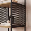 Estantería Industrial Alta - Miel con Negro en Negro - Bibliotecas, Uruguay | Champagne Home, vista 3 de 4