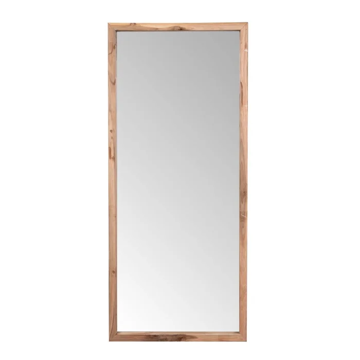 Espejo Pie 60x140cm Madera-de-teca Natural-beige Natural en Madera natural - Espejos, Uruguay | Divino