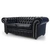 Sofá Chesterfield Divo - Cuero Natural - 2 cuerpos - A fabricar en Marrón - Sillones y sofás, Uruguay | NYR, vista 3 de 5