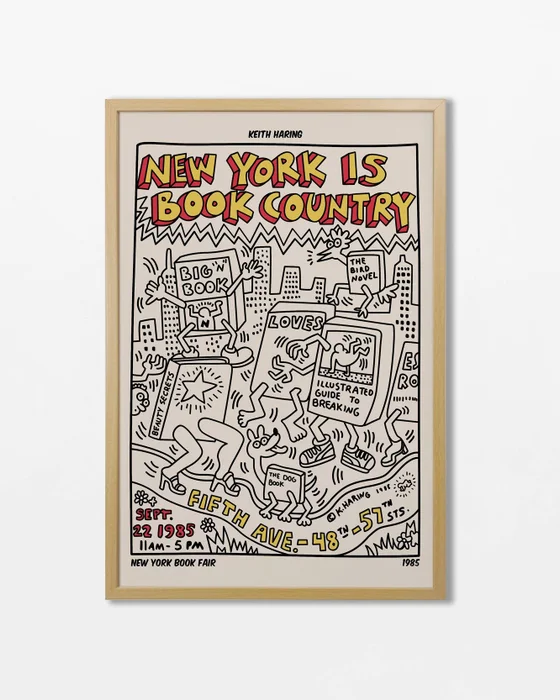 Keith Haring - New York - Láminas, Uruguay | La Cuadrería