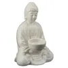 CANDELABRO BUDA DE PORCELANA 10x12x18CM CREMA - Velas y Portavelas, Uruguay | Decohogar, vista 5 de 6