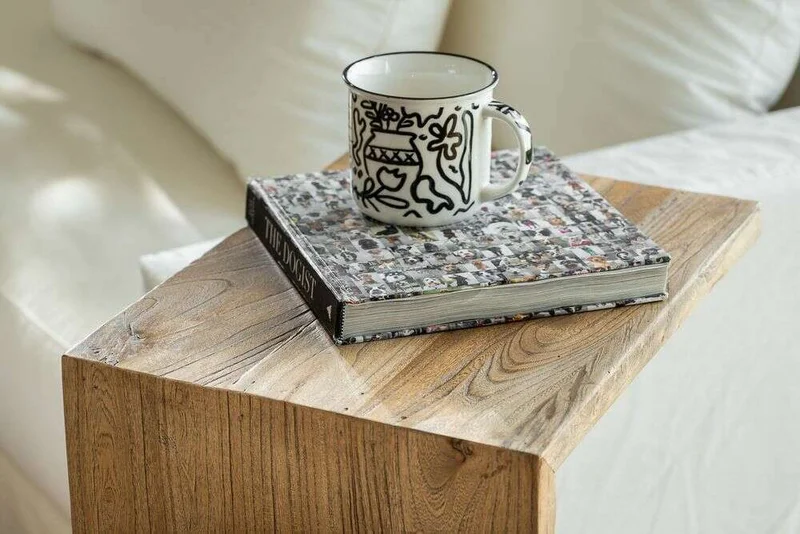 MESA AUXILIAR - OLMO NATURAL en Madera natural - Mesas de living, Uruguay | La Iberica, vista 12
