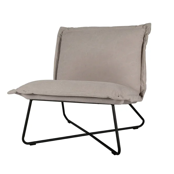 Butaca Madera-y-tela Gris Aruba en Gris - Sillones y sofás, Uruguay | Divino, vista 2