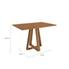 Mesa de comedor Alva - 120CM en Madera natural - Mesas de comedor, Uruguay | Balton, vista 4 de 4