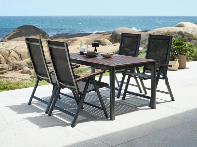 Mesa de jardín YTTRUP A90xAl150 madera dura en Madera natural, Uruguay | JYSK, vista 3