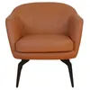 Butaca Fija 1 Cuerpo Cuero Marron 1002 Camel en Marrón - Sillones y sofás, Uruguay | Divino, vista 3 de 5