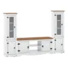 Promo Rack de TV + Paneleros Linea Naturale - Blanco en Blanco - Muebles para TV, Uruguay | La Cueva Muebles, vista 10 de 12
