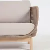Sofá Catalina 3 plazas de cuerda - beige y madera maciza de acacia 170 cm FSC en Beige - Sillones y sofás, Uruguay | Kavehome, vista 6 de 10