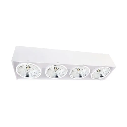 Luminaria de Techo Cuadruple AR111 Blanco en Blanco - Lámparas colgantes, Uruguay | Serlux