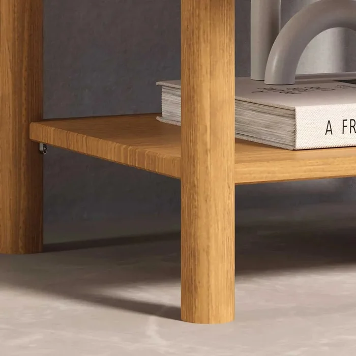 Mesa de luz Semira Ratan - Madera Maciza en Madera natural - Mesas de luz, Uruguay | Balton, vista 9