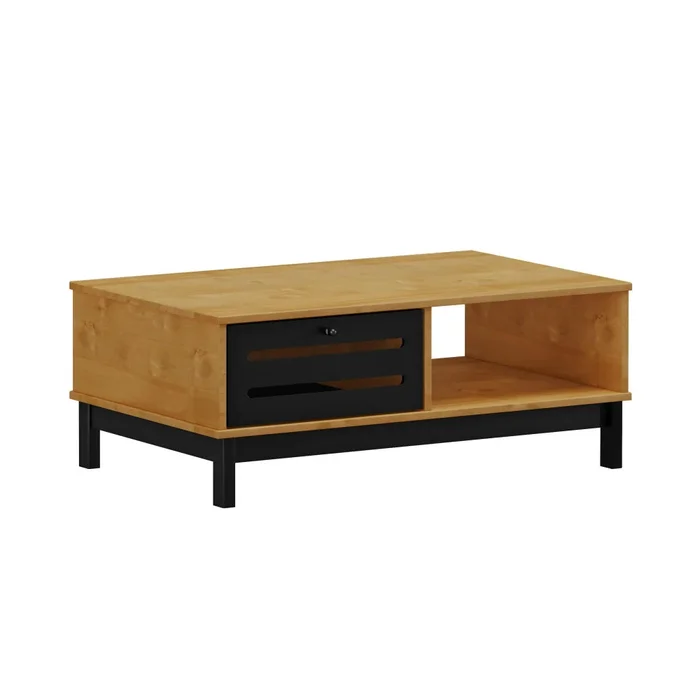 Mesa de living + Mesa de arrime 2 cajones - Linea Loft en Multicolor - Mesas de living, Uruguay | Ecowood, vista 3