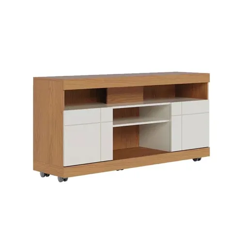 Rack Tv Living 2 Puertas Estantes Ruedas Hasta 55 Pulgadas - Muebles para TV, Uruguay | Muebles Express