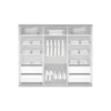 Ropero Placard 3 Puertas Corredizas Mdf Blanco South en Blanco - Roperos y placares, Uruguay | Divino, vista 5 de 6